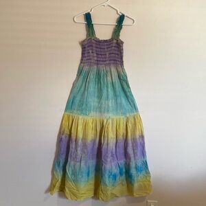 Multicolor Tie-Dye Sundress